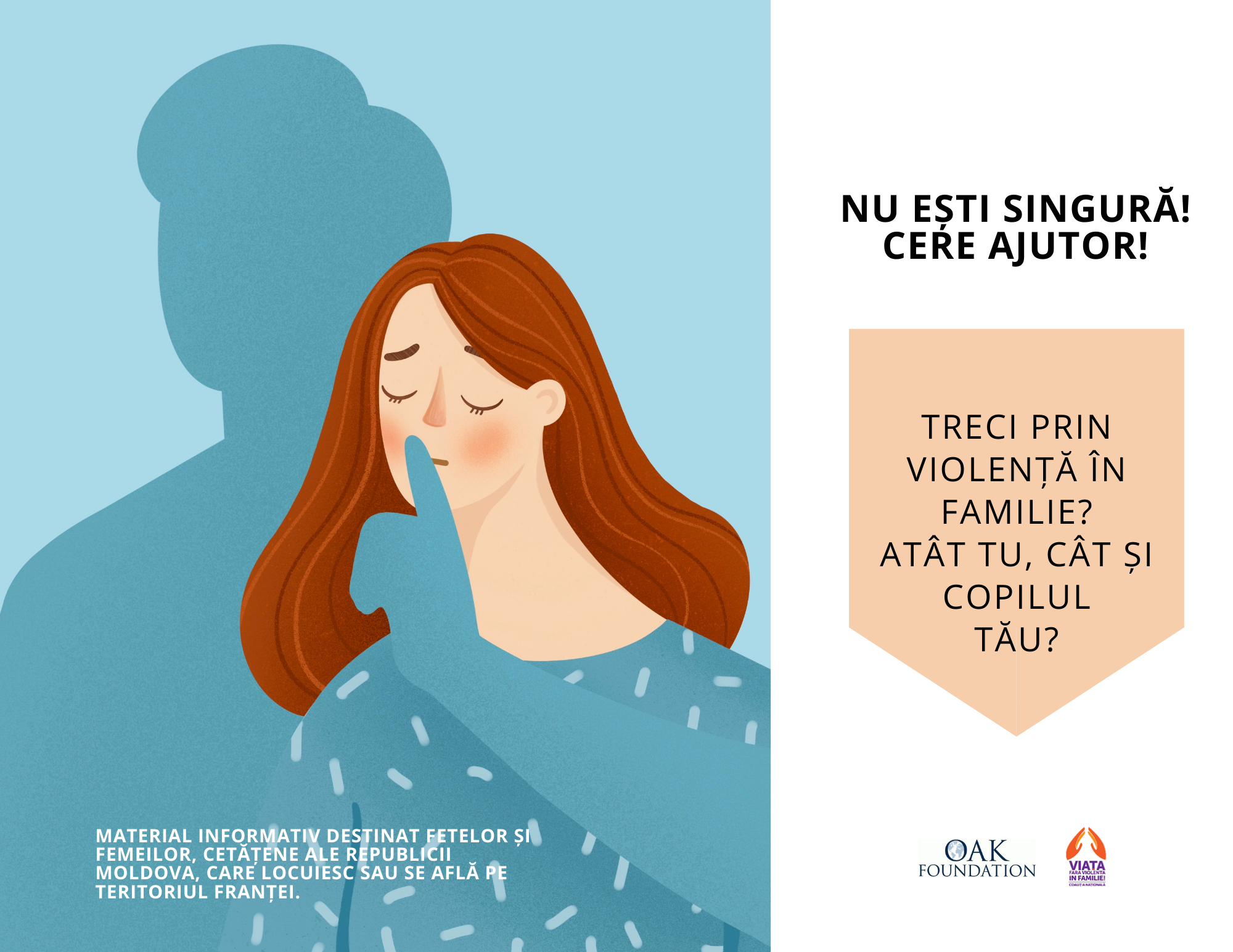 Broșură destinată femeilor din diaspora franceză: „Nu ești singură, cere ajutor!”