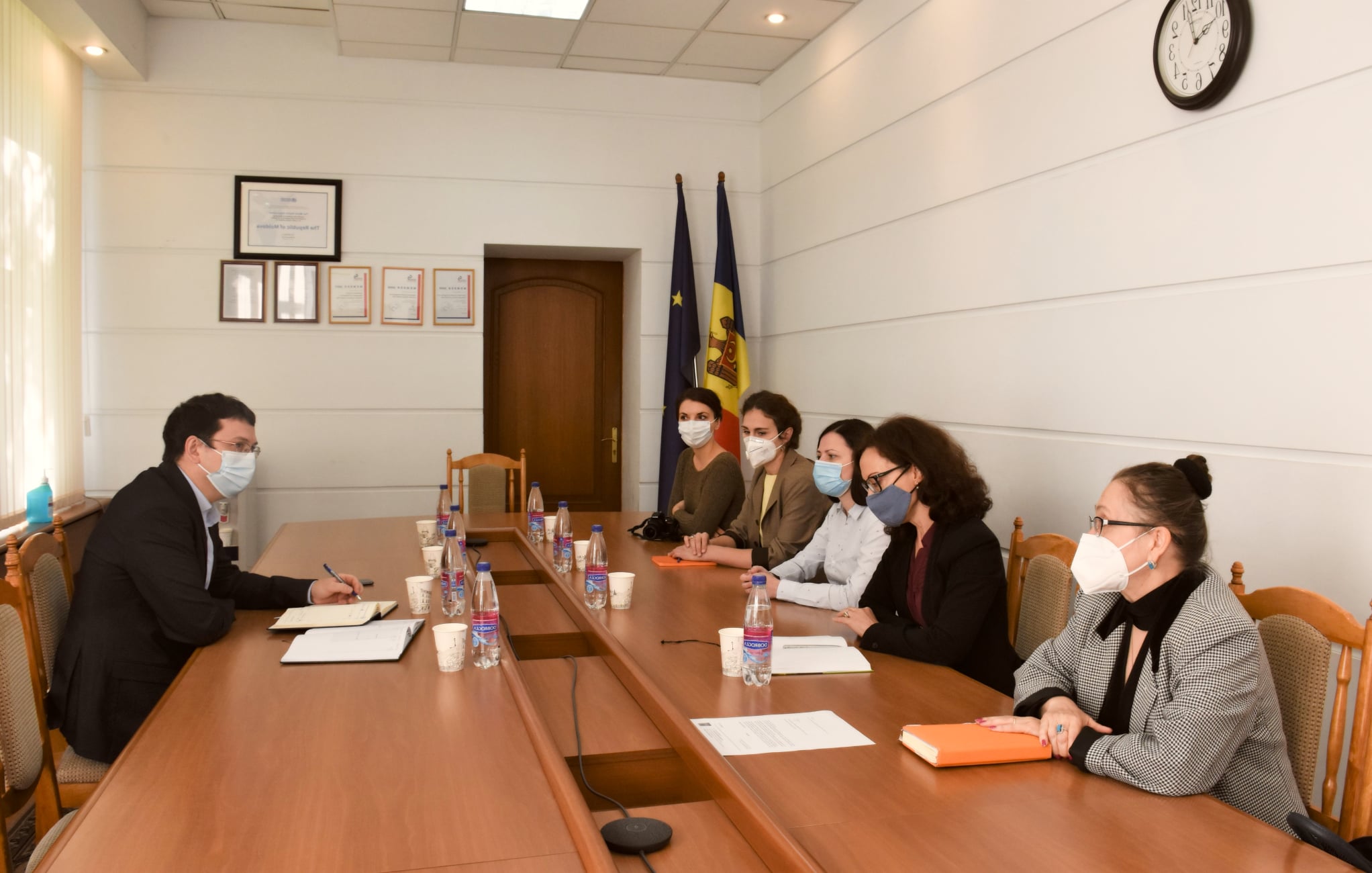 Coaliția Națională,  la o primă întrevedere cu ministrul Ministerului Muncii și Protecției Sociale al Republicii Moldova, dl. Marcel Spătari