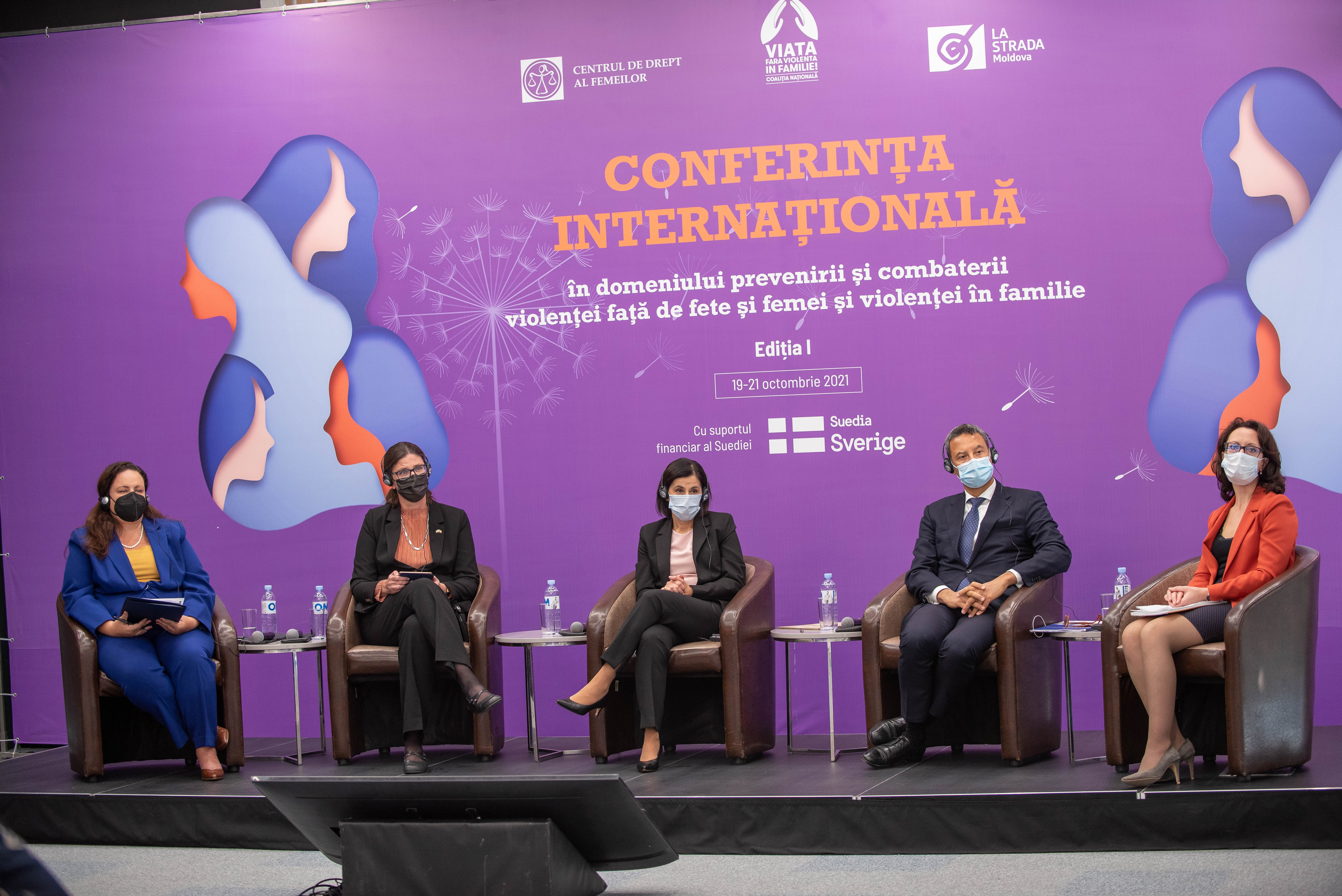 Prima ediție a Conferinței Internaționale în domeniul prevenirii și combaterii violenței față de fete și femei și violenței în familie a adunat peste 40 de speakeri naționali și internaționali