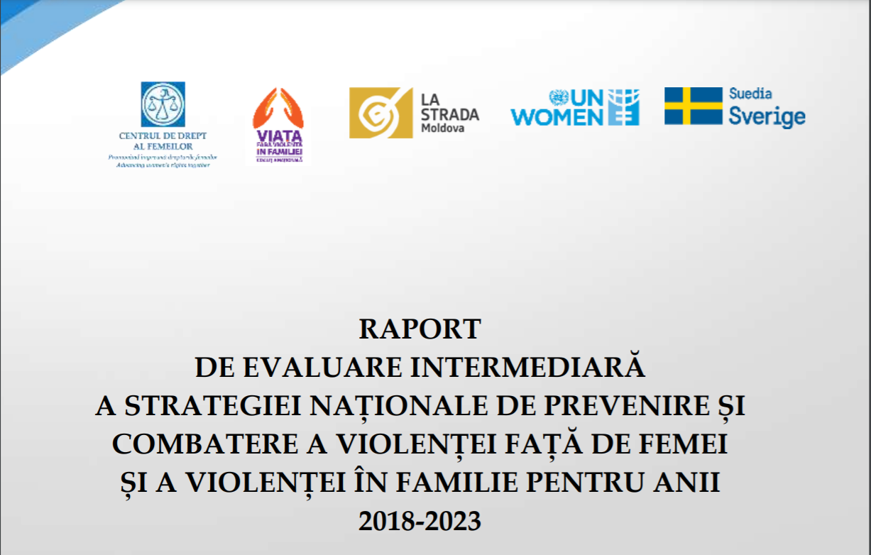 RAPORT DE EVALUARE INTERMEDIARĂ A STRATEGIEI NAȚIONALE DE PREVENIRE ȘI COMBATERE A VIOLENȚEI FAȚĂ DE FEMEI ȘI A VIOLENȚEI ÎN FAMILIE PENTRU ANII 2018-2023